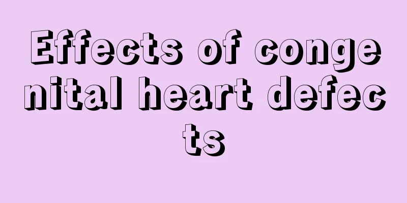 Effects of congenital heart defects