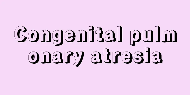 Congenital pulmonary atresia