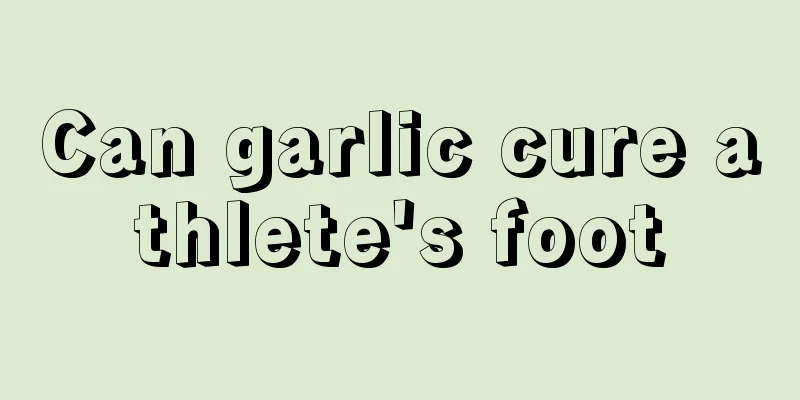Can garlic cure athlete's foot