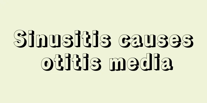 Sinusitis causes otitis media