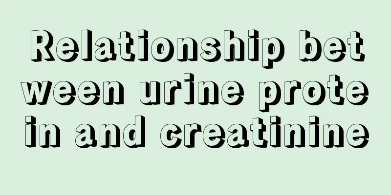 Relationship between urine protein and creatinine