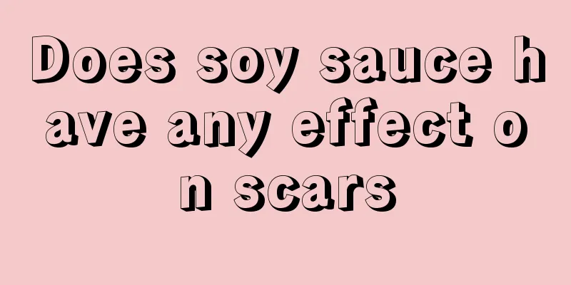 Does soy sauce have any effect on scars
