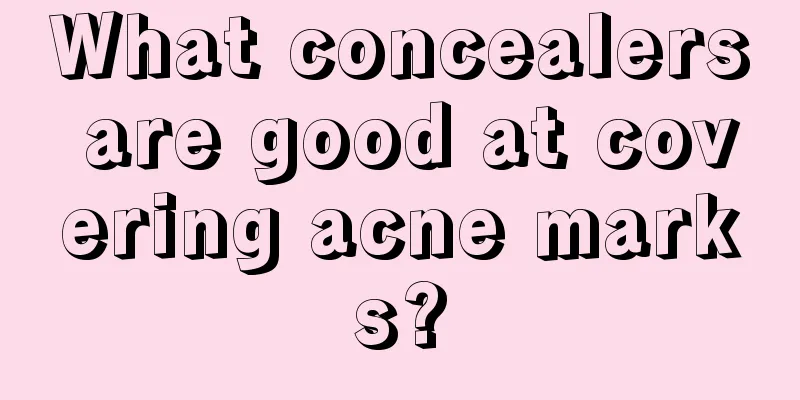 What concealers are good at covering acne marks?