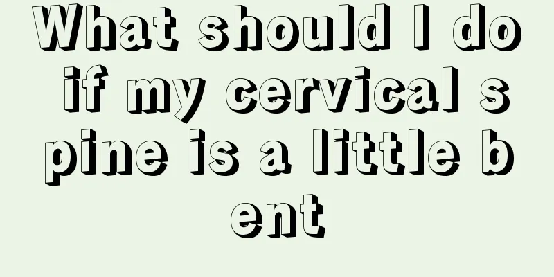 What should I do if my cervical spine is a little bent