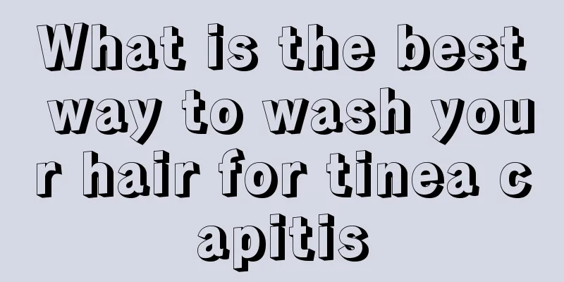 What is the best way to wash your hair for tinea capitis