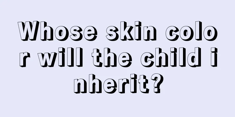 Whose skin color will the child inherit?