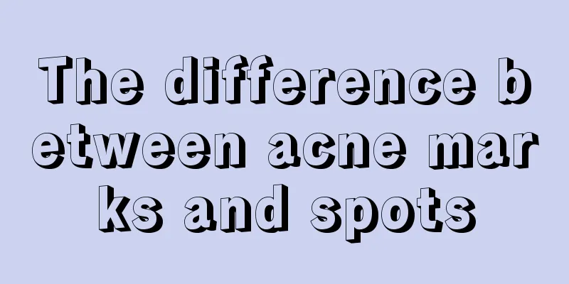 The difference between acne marks and spots