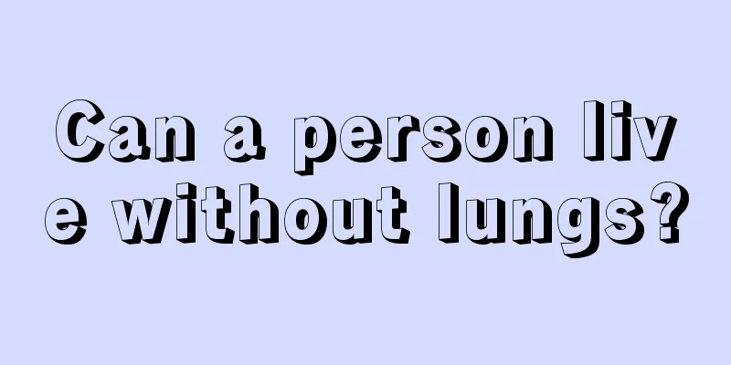 Can a person live without lungs?