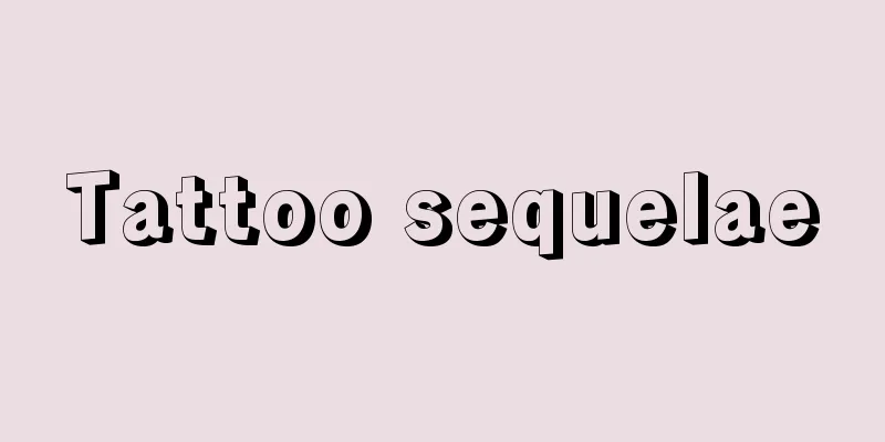 Tattoo sequelae