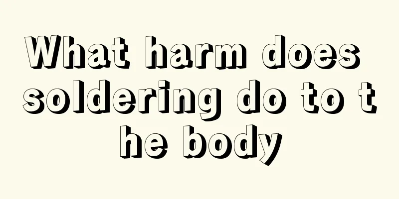 What harm does soldering do to the body