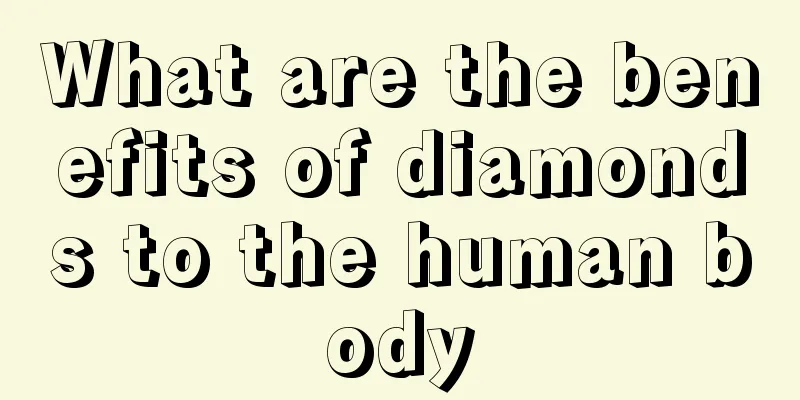 What are the benefits of diamonds to the human body
