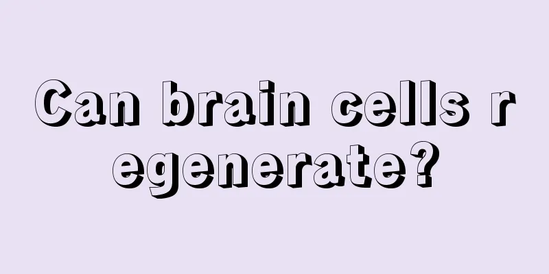 Can brain cells regenerate?