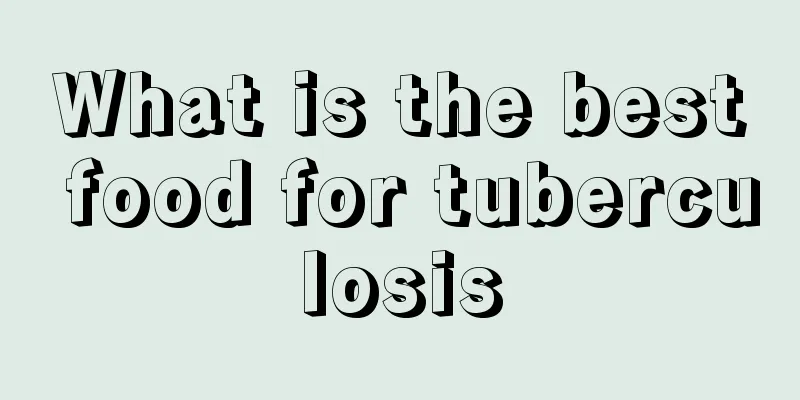 What is the best food for tuberculosis