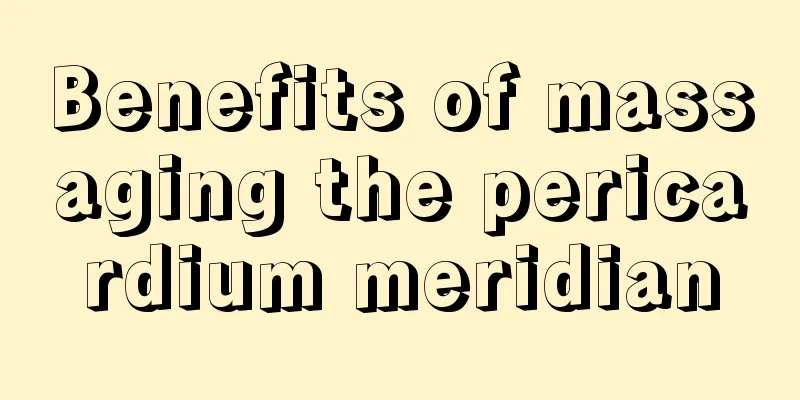 Benefits of massaging the pericardium meridian