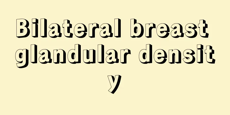 Bilateral breast glandular density