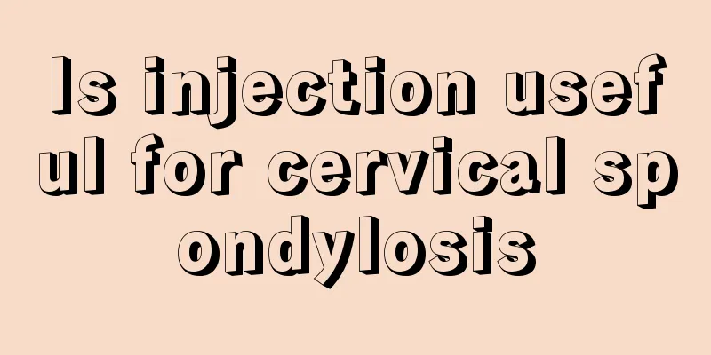 Is injection useful for cervical spondylosis