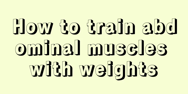 How to train abdominal muscles with weights