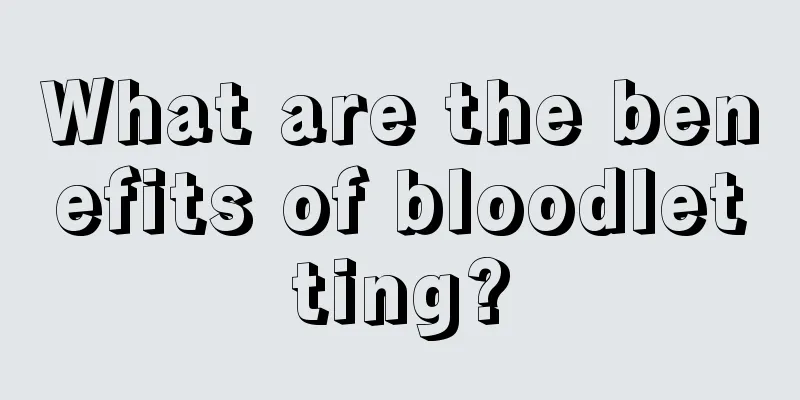 What are the benefits of bloodletting?