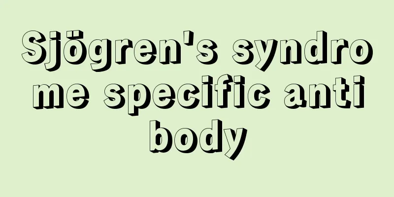Sjögren's syndrome specific antibody