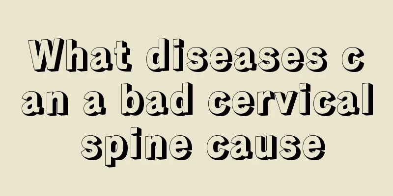 What diseases can a bad cervical spine cause