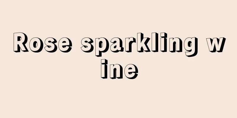 Rose sparkling wine