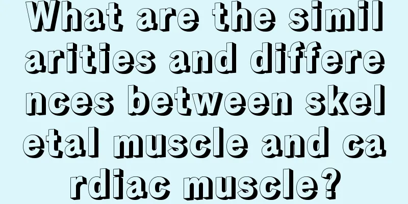 What are the similarities and differences between skeletal muscle and cardiac muscle?