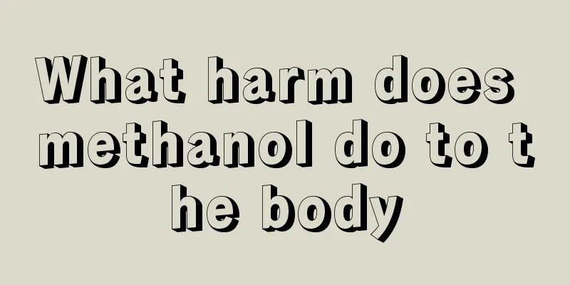 What harm does methanol do to the body