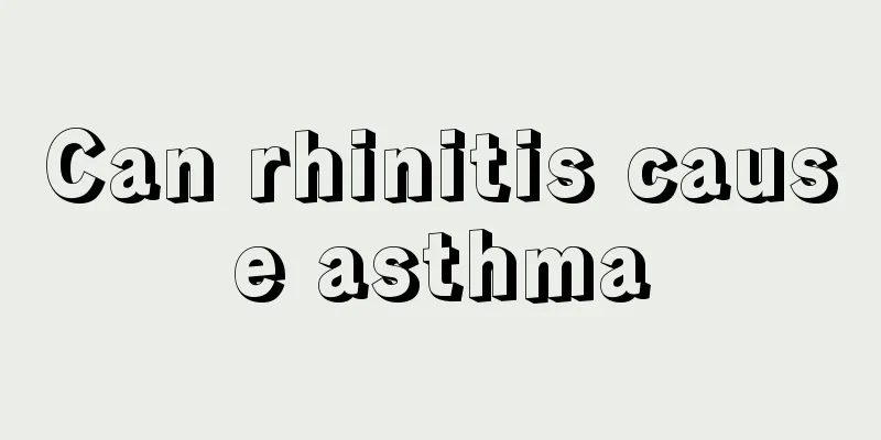 Can rhinitis cause asthma