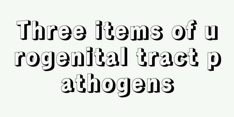 Three items of urogenital tract pathogens