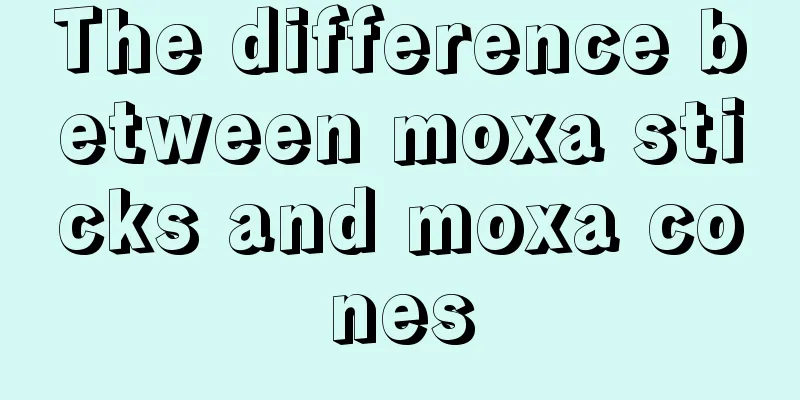 The difference between moxa sticks and moxa cones