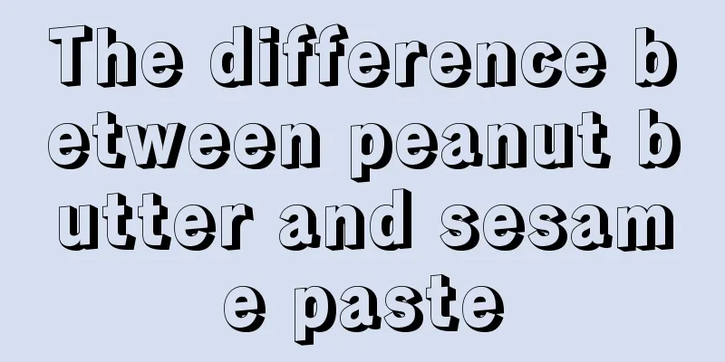 The difference between peanut butter and sesame paste