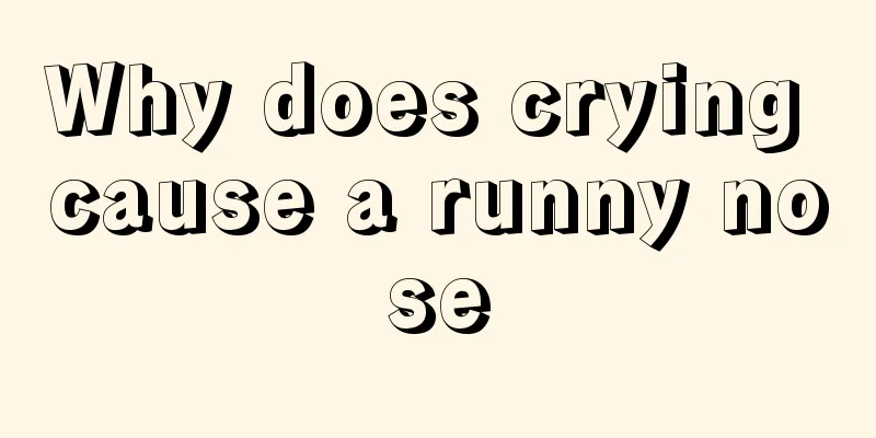 Why does crying cause a runny nose