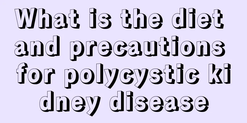 What is the diet and precautions for polycystic kidney disease