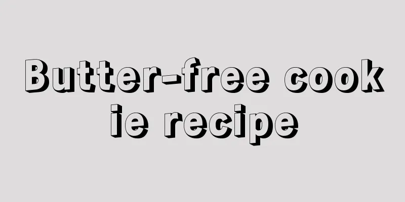 Butter-free cookie recipe