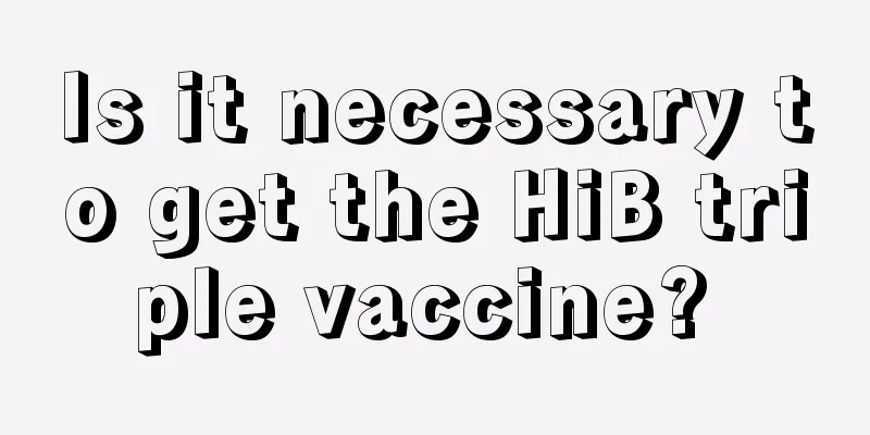 Is it necessary to get the HiB triple vaccine? 