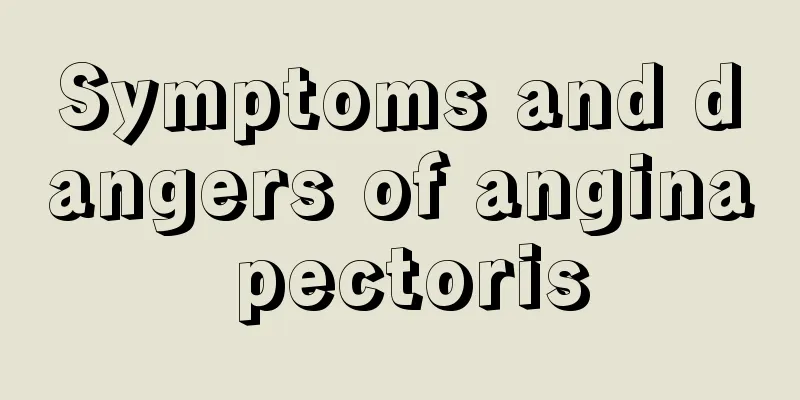 Symptoms and dangers of angina pectoris