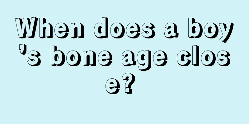 When does a boy’s bone age close? 
