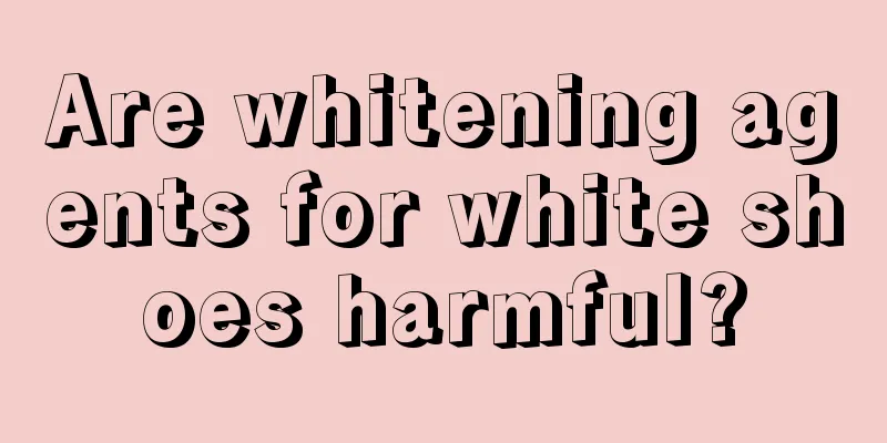 Are whitening agents for white shoes harmful?