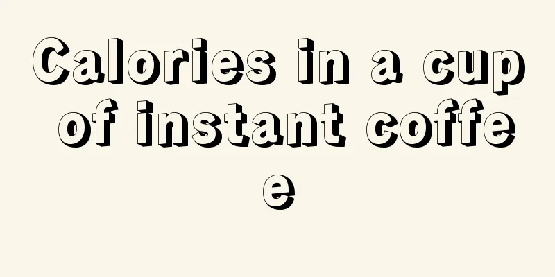 Calories in a cup of instant coffee