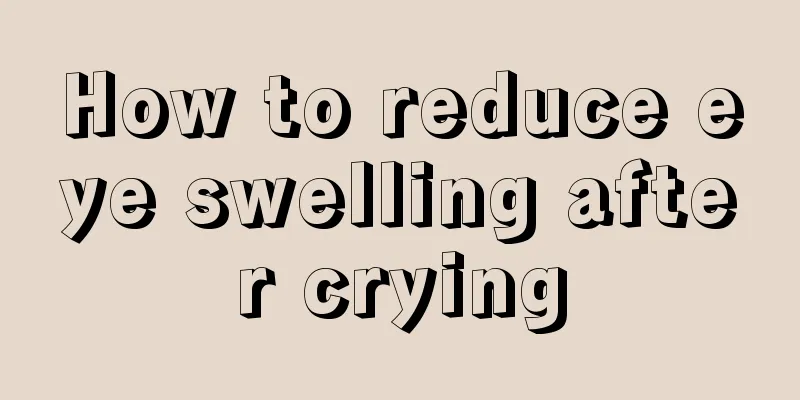 How to reduce eye swelling after crying