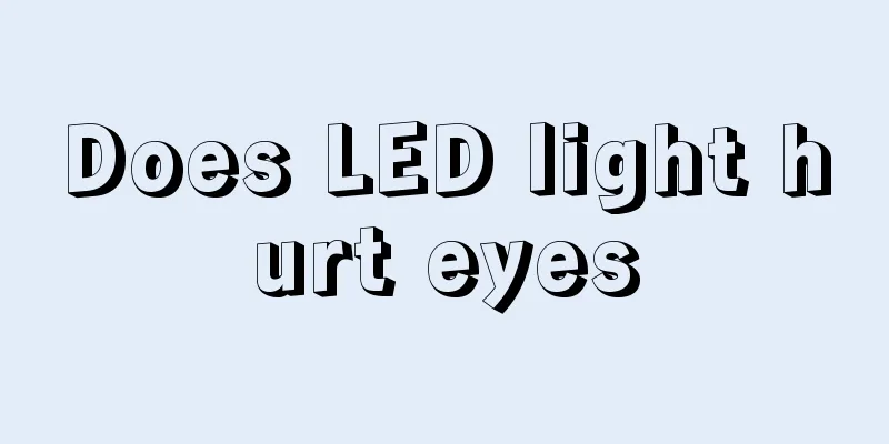 Does LED light hurt eyes