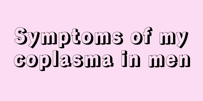 Symptoms of mycoplasma in men