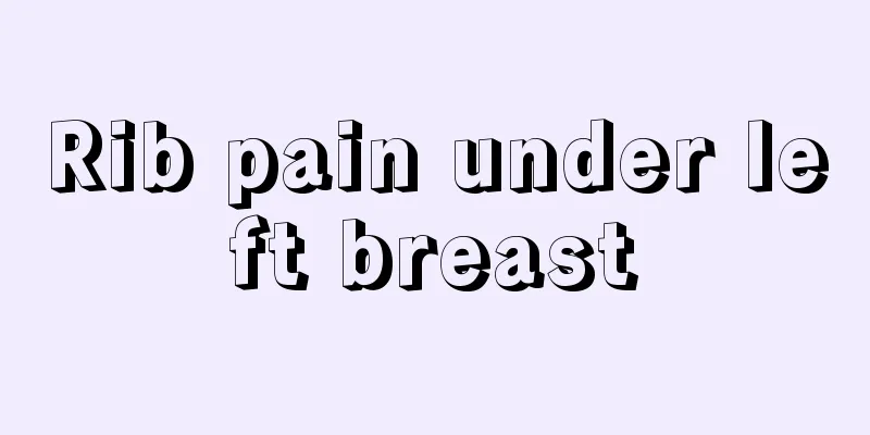Rib pain under left breast