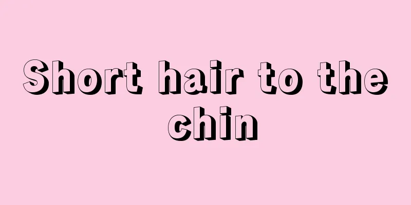 Short hair to the chin