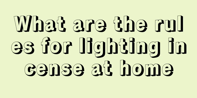What are the rules for lighting incense at home