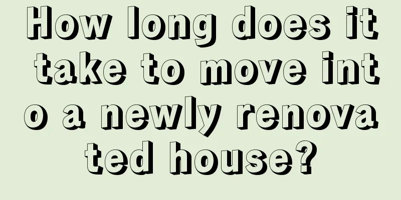 How long does it take to move into a newly renovated house?
