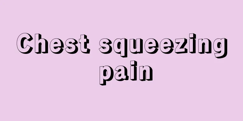 Chest squeezing pain