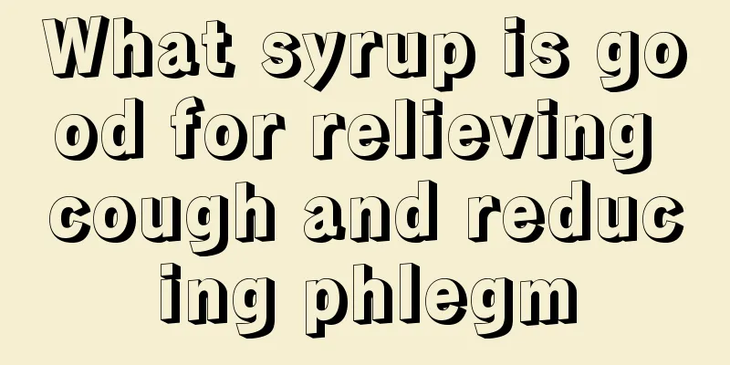 What syrup is good for relieving cough and reducing phlegm