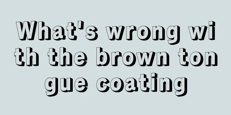 What's wrong with the brown tongue coating