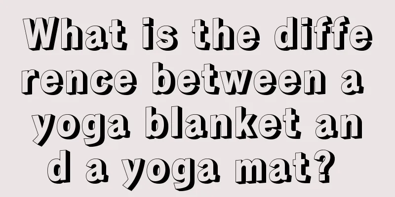 What is the difference between a yoga blanket and a yoga mat? 